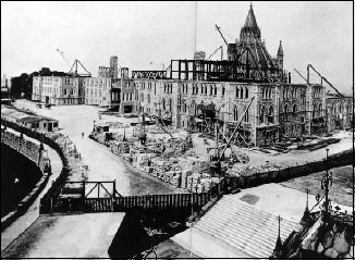 photo of Parliament Buildings, circa 1918